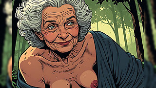 Topless Cartoon Grannies