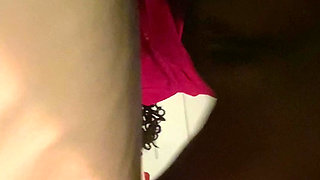 Hot Ebony Goddess Twerks On Sheets in Oil , Close Up Juicy pussy