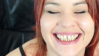 German Scout - Petite German Redhead Lizzy Rose with Saggy Tits and Long Labia at 2nd Casting Fuck