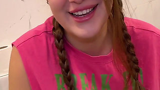 Suddenly Started Fucking My Stepsister in the Toilet. Free Use Stepsis.