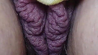 Upclose Fat Swollen Pussy Driping & Creamy Masturbation - Intense Orgasm