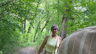 Madam O Outdoor Anal 7- up on the Hill