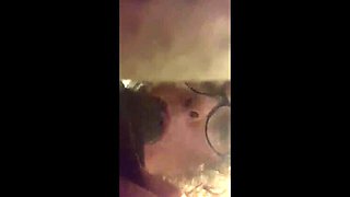 Queenj90 Deepthroats Big Black Cock - Homemade Blowjob & Cum Closeup