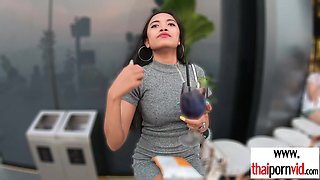 Thai teenage Cherry spends some time on BWC