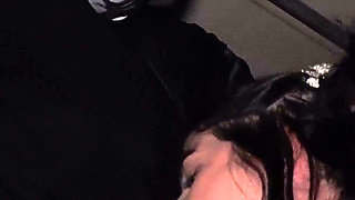 Ghostface Follows Sylenna in Transport, Deepthroats Her & Fucks