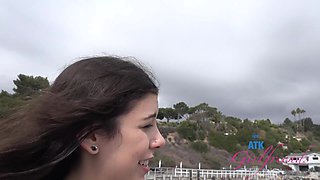 Lily Winters' Paradise Escape Ignites Hardcore Outdoor Passion