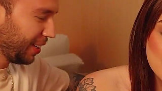 Colombian Redhead with Big White Butt Devil Khloee Fucks with Brian Evansx Before the Date
