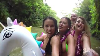 Fucking in the waterfall: Doggy, Amateur  Anal Porn