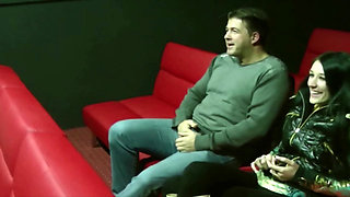 This French Babe Got Big Load of Cum in Cinema