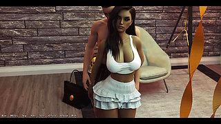Being a Dik - Busty Teacher MILF Lets Me Suck Her Tits While She Gives Me a Handjob