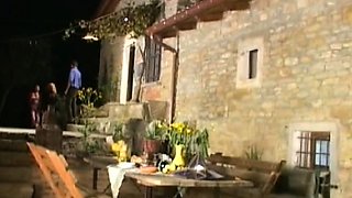 Amateur blonde and brunette lick each other