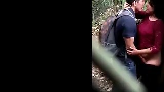 Young Couple Sex in Jungle Bf inserting finger inside Pussy Recorded in [censored]