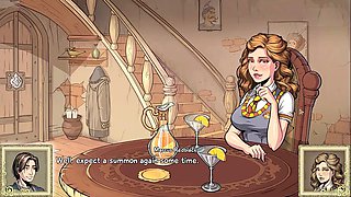 Professor and audience play a naughty strip game with a Harry Potter twist