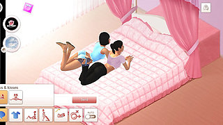 Animation lesbians girl sex game