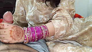 Desi Father-in-law and Daughter-in-law Bedroom Romance Fucking First Time with Dirty Talk