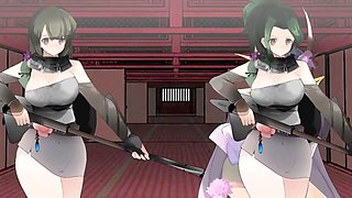 Hot ffm threesome with stimulation and girl on top action