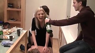Insatiable college chicks go wild after exams