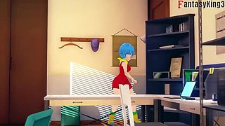 Android 18 and Bulma team up to fuck Gohan – DragonBall Zex Series