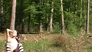 Olds fuck dolls - Old grumpy man Pavel Terrier fucks teen cutie Ander Ways in a forest