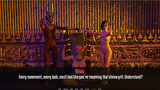 Anita's Internship - Gameplay - Roleplay - Ancient Time Parody with MILF and Petite Teen