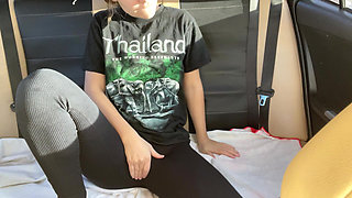 Squirt in the Backseat of Someone Else's Car!