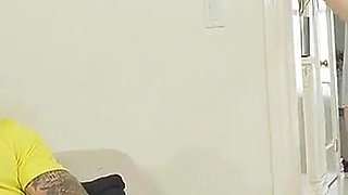 Biphoria - Sexy redheaded vixen Maya Kendrick drilled by stepbrothers