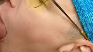 Blowjob with facial cumshot