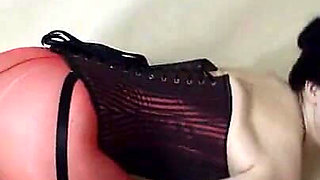 Masturbation in Red Layered Nylons - Full HD Video