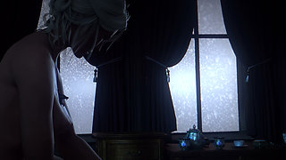 Ciri & Triss Merigold - Bedtime Futanari 3D Animation with Moans