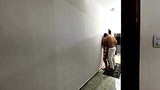 My Stepfather Has Dry Humping with Me and Masturbates Me in the Hallway.