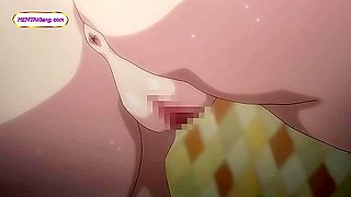 Tender maid guides shy virgin boy into a steamy bath of pleasure ⋄ Hentai Porn