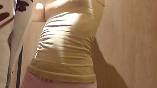 The girl loves to tease you!