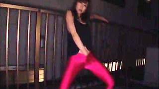 Part6 - Tight Pants Obsession. Curvy Beauty Drives Men Wild Without Undressing.