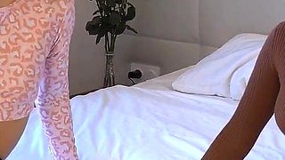 Punished with a Big Strapon for Fucking with Her Husband