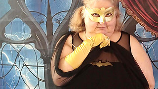 My BF and I All Dresses up as Bat Man and Bat Girl