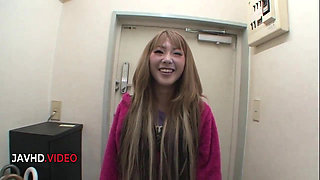 Hairy pussy Sultry Saki Oshiro seduces JAV hardcore She blows dick then rides him bouncing POV