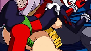 Joker and Harley Quinn hentai parody