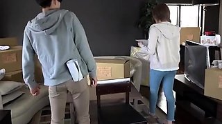 Asian japanese amateur riding cock anally