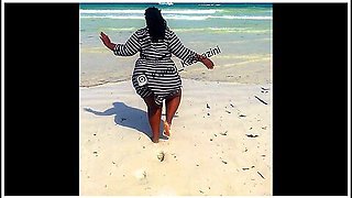 Everbody Was Staring At That Backside Along The Beach