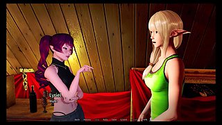 Wet anime scene with rectal action and a deep cumshot