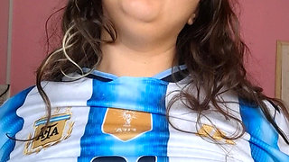 Argentinean Slut Giving the Sloppiest Tittyjob While Talking Pure Filth About Your Wife