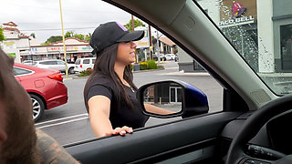 I Pick up Slutty Taco Bell Worker & Fuck Her in My Car! Melztube, Steve Rickz