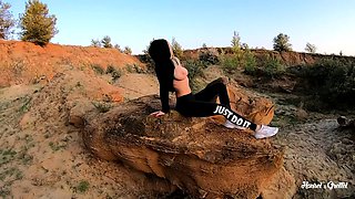 HOT SPORT TEEN WAS FUCKED BY BIG DICK OUTDOOR
