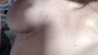 Delicious Blowjob and Milk on My Big Tits