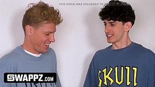 Stepsisters Fuck Stepbrothers' Virginity Away - Teen Blowjob & Hardcore Doggy Style