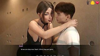 Family, 3d animated, lingerie