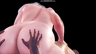 3d CG animation sex Big tits
