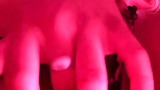 Naughty Brunette Masturbating at Home