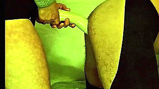 Femdom Wife Pegging Husband with Big Dildo and Very Deep