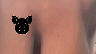 Plus Size Hooded Naked Ebony Gimp